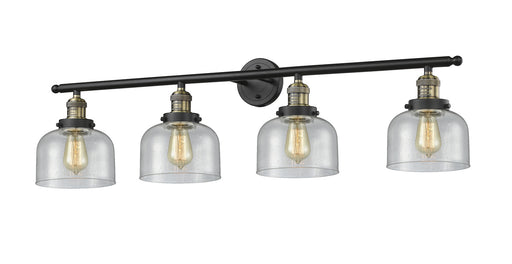 Innovations - 215-BAB-G74 - Four Light Bath Vanity - Franklin Restoration - Black Antique Brass