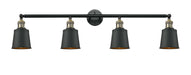 Innovations - 215-BAB-M9-BK-LED - LED Bath Vanity - Franklin Restoration - Black Antique Brass