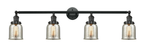 Innovations - 215-BK-G58 - Four Light Bath Vanity - Franklin Restoration - Matte Black