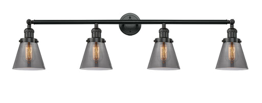 Franklin Restoration Four Light Bath Vanity Matte Black