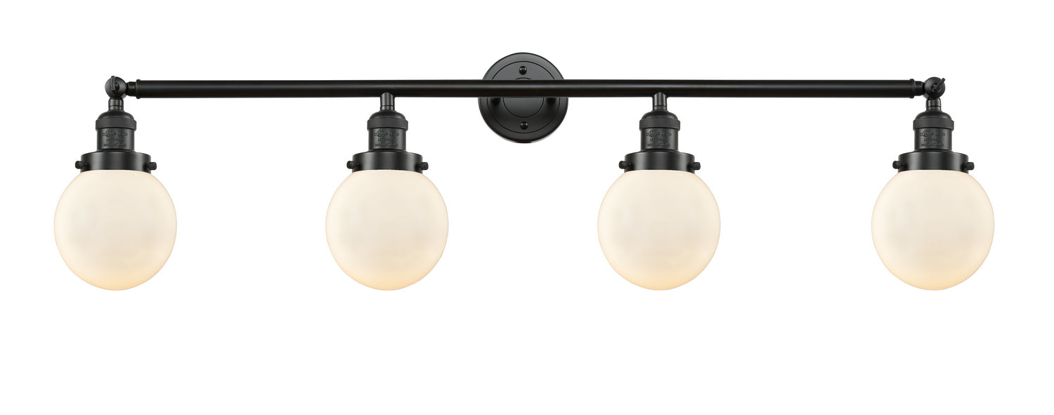 Innovations - 215-OB-G201-6 - Four Light Bath Vanity - Franklin Restoration - Oil Rubbed Bronze