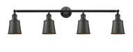 Innovations - 215-OB-M9-OB - Four Light Bath Vanity - Franklin Restoration - Oil Rubbed Bronze