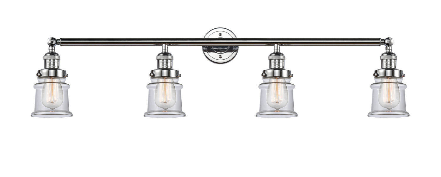 Innovations - 215-PC-G182S - Four Light Bath Vanity - Franklin Restoration - Polished Chrome