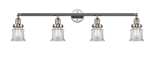 Innovations - 215-PN-G182S - Four Light Bath Vanity - Franklin Restoration - Polished Nickel