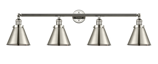 Franklin Restoration Four Light Bath Vanity Polished Nickel