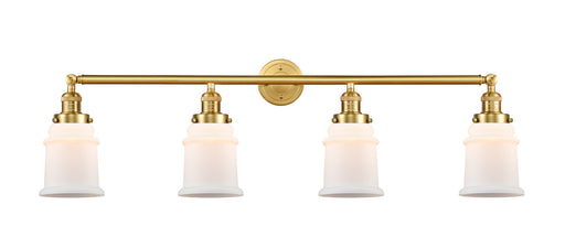Innovations - 215-SG-G181 - Four Light Bath Vanity - Franklin Restoration - Satin Gold