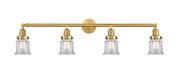 Innovations - 215-SG-G182S - Four Light Bath Vanity - Franklin Restoration - Satin Gold