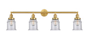 Innovations - 215-SG-G184 - Four Light Bath Vanity - Franklin Restoration - Satin Gold
