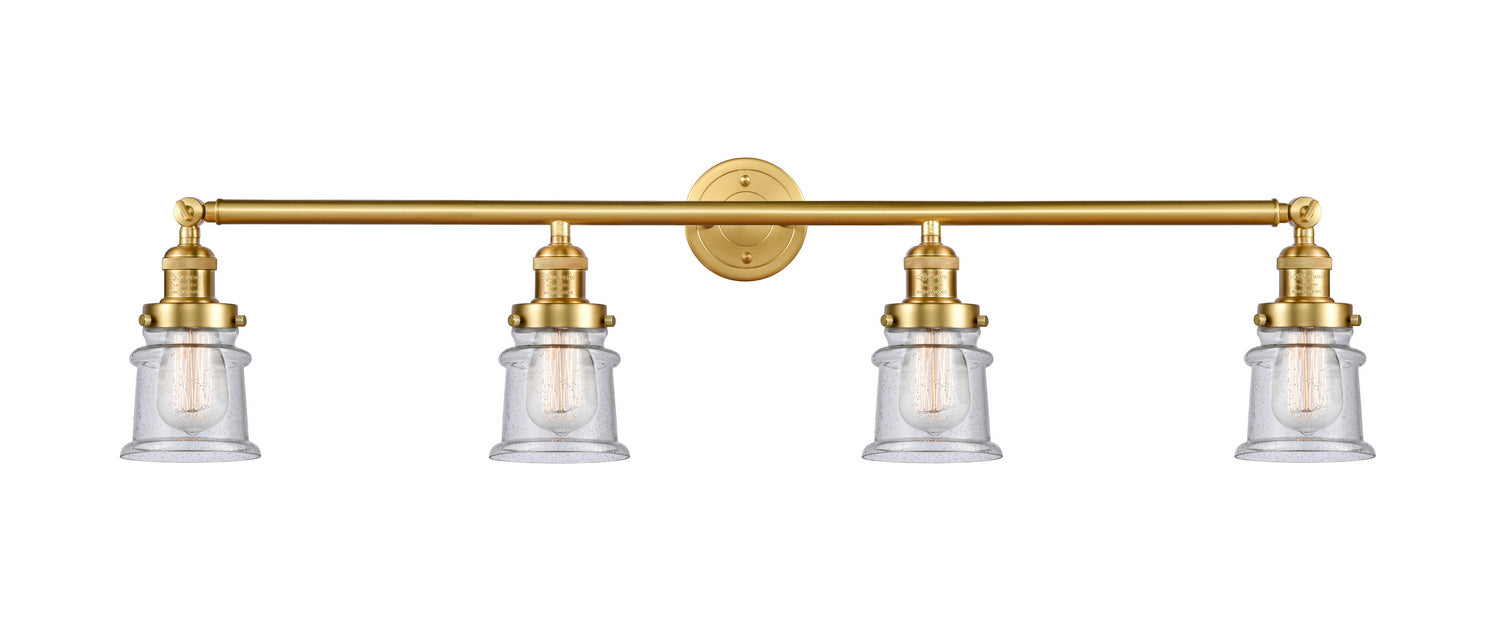 Innovations - 215-SG-G184S - Four Light Bath Vanity - Franklin Restoration - Satin Gold