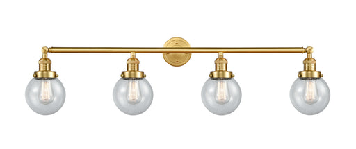 Franklin Restoration LED Bath Vanity Satin Gold