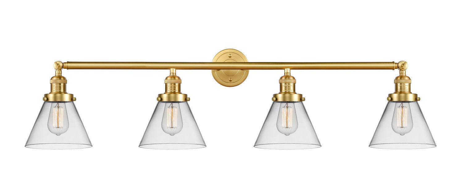 Innovations - 215-SG-G42 - Four Light Bath Vanity - Franklin Restoration - Satin Gold