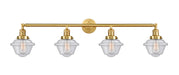 Innovations - 215-SG-G534 - Four Light Bath Vanity - Franklin Restoration - Satin Gold