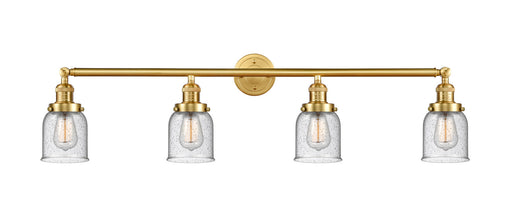 Franklin Restoration Four Light Bath Vanity Satin Gold