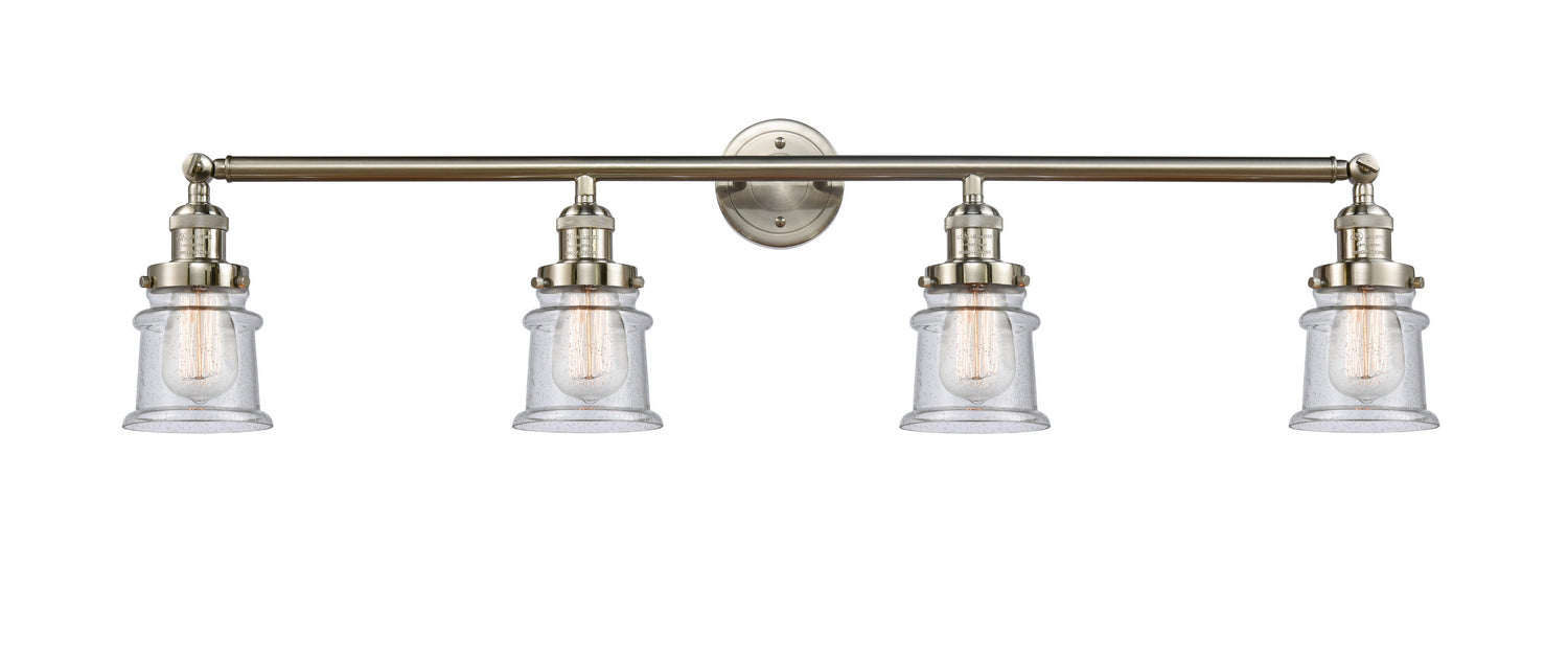 Innovations - 215-SN-G184S - Four Light Bath Vanity - Franklin Restoration - Brushed Satin Nickel