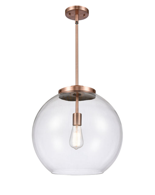 Innovations - 221-1S-AC-G122-16 - One Light Pendant - Ballston - Antique Copper