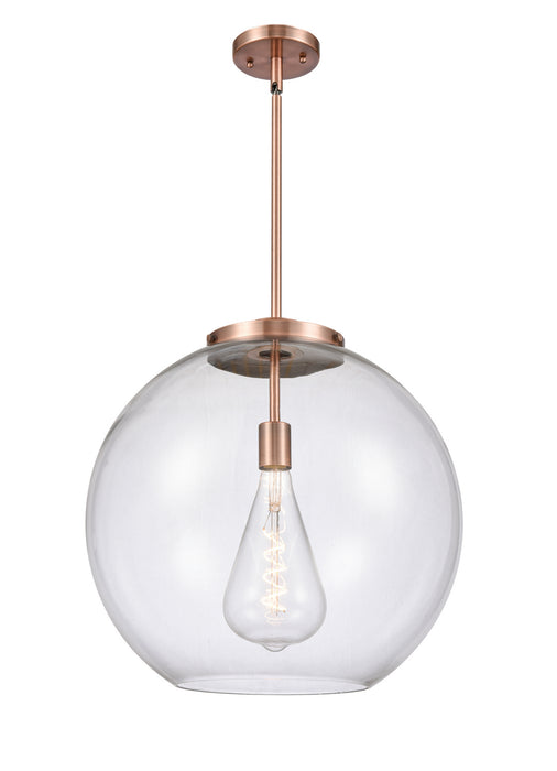 Innovations - 221-1S-AC-G122-18 - One Light Pendant - Ballston - Antique Copper