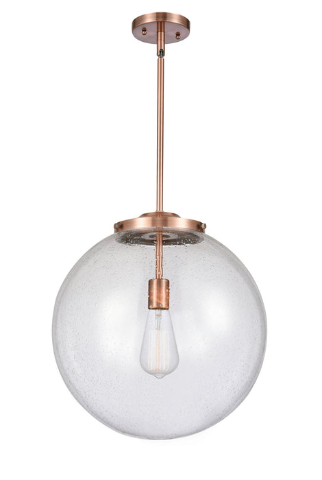 Innovations - 221-1S-AC-G204-16-LED - LED Pendant - Franklin Restoration - Antique Copper