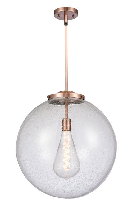 Innovations - 221-1S-AC-G204-18-LED - LED Pendant - Franklin Restoration - Antique Copper