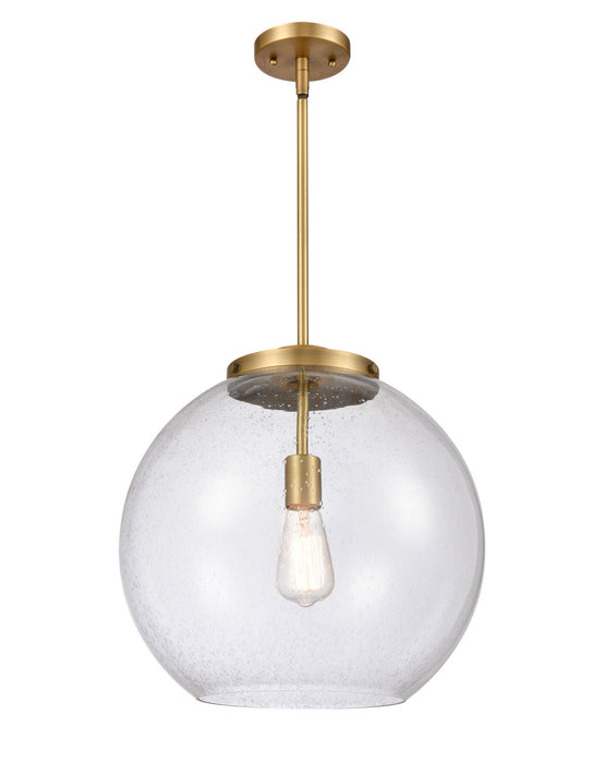Innovations - 221-1S-BB-G124-16-LED - LED Pendant - Ballston - Brushed Brass