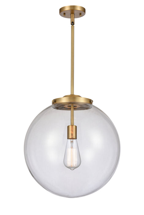 Innovations - 221-1S-BB-G202-16-LED - LED Pendant - Franklin Restoration - Brushed Brass