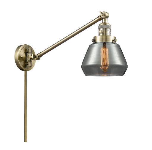 Innovations - 237-AB-G173 - One Light Swing Arm Lamp - Franklin Restoration - Antique Brass