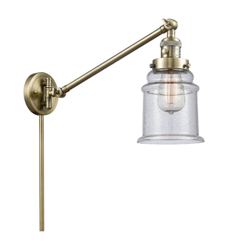 Innovations - 237-AB-G184-LED - LED Swing Arm Lamp - Franklin Restoration - Antique Brass