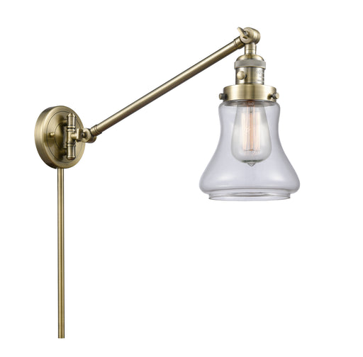 Franklin Restoration One Light Swing Arm Lamp Antique Brass