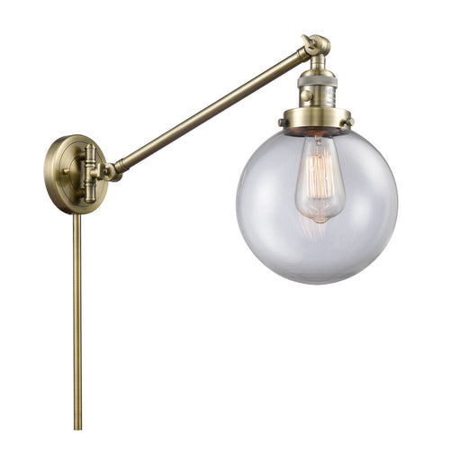 Franklin Restoration One Light Swing Arm Lamp Antique Brass