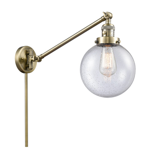 Innovations - 237-AB-G204-8 - One Light Swing Arm Lamp - Franklin Restoration - Antique Brass