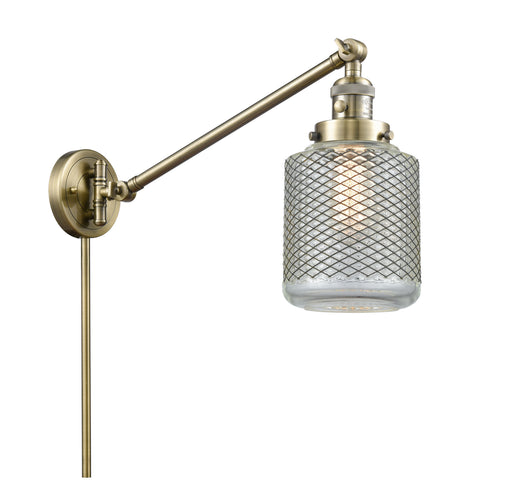 Innovations - 237-AB-G262 - One Light Swing Arm Lamp - Franklin Restoration - Antique Brass