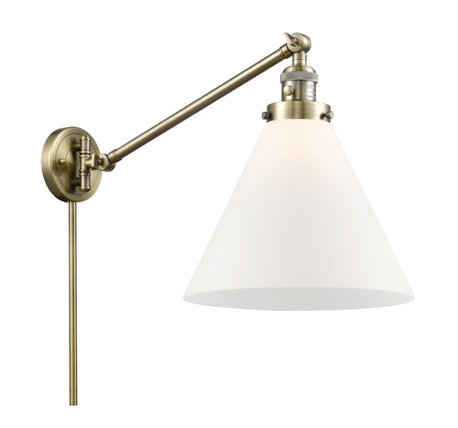 Innovations - 237-AB-G41-L - One Light Swing Arm Lamp - Franklin Restoration - Antique Brass