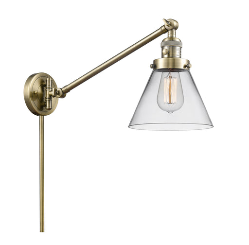 Innovations - 237-AB-G42 - One Light Swing Arm Lamp - Franklin Restoration - Antique Brass