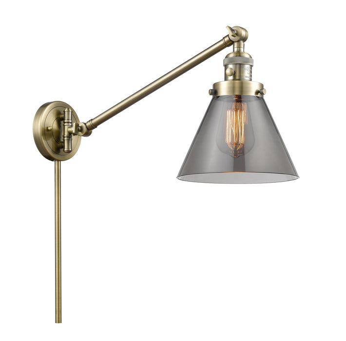 Innovations - 237-AB-G43 - One Light Swing Arm Lamp - Franklin Restoration - Antique Brass
