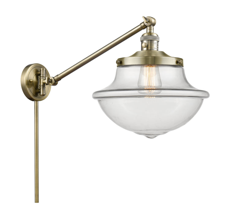 Innovations - 237-AB-G542 - One Light Swing Arm Lamp - Franklin Restoration - Antique Brass