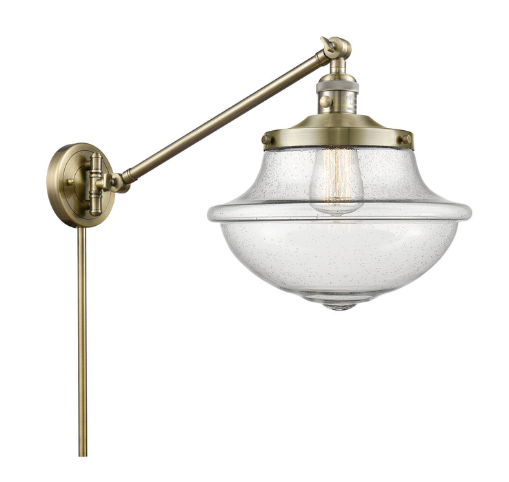 Innovations - 237-AB-G544 - One Light Swing Arm Lamp - Franklin Restoration - Antique Brass