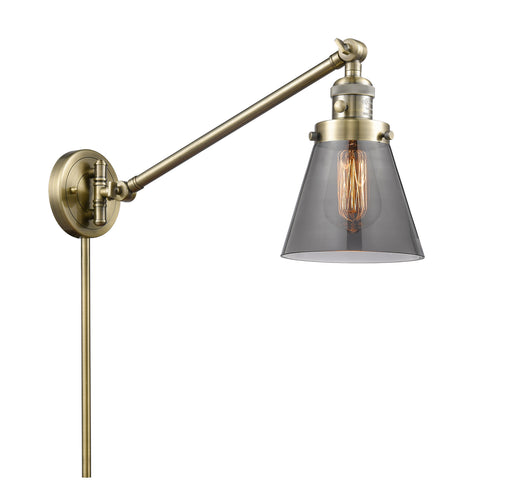 Franklin Restoration One Light Swing Arm Lamp Antique Brass