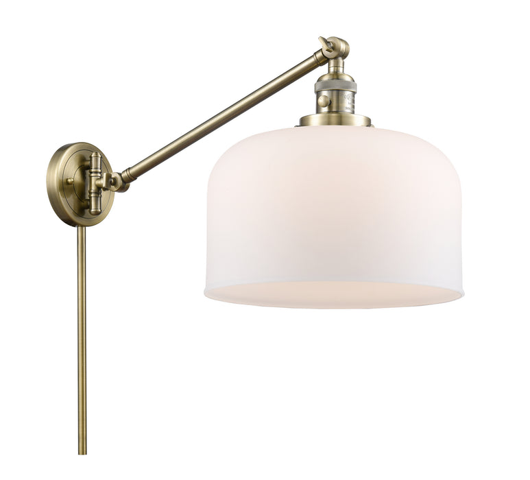 Innovations - 237-AB-G71-L - One Light Swing Arm Lamp - Franklin Restoration - Antique Brass