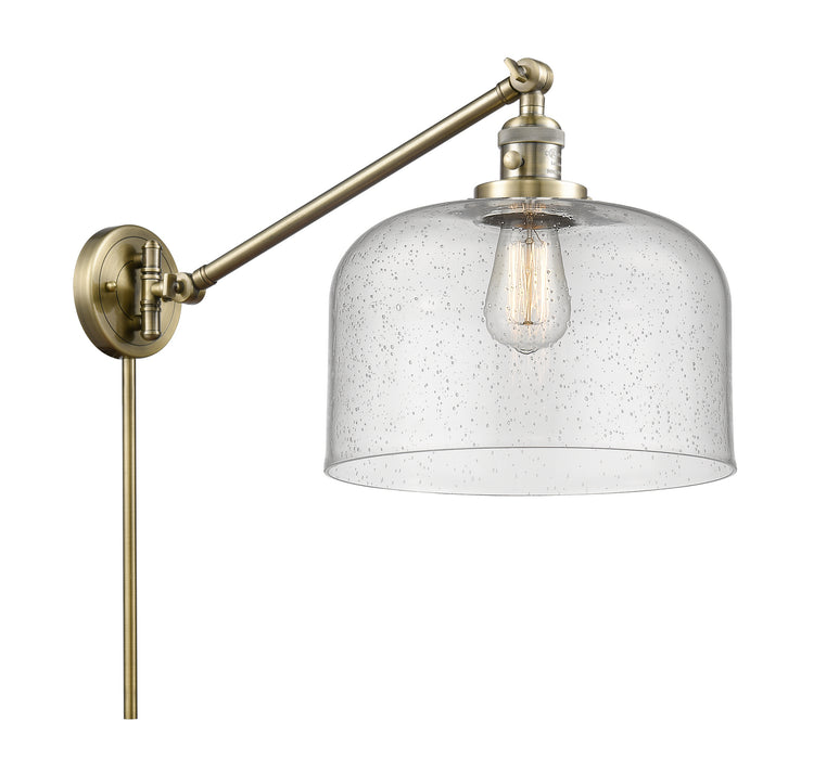 Innovations - 237-AB-G74-L - One Light Swing Arm Lamp - Franklin Restoration - Antique Brass