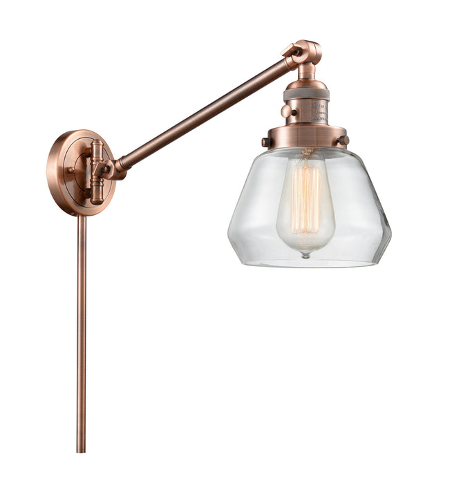 Innovations - 237-AC-G172 - One Light Swing Arm Lamp - Franklin Restoration - Antique Copper