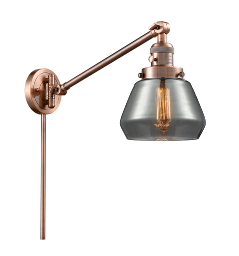 Franklin Restoration LED Swing Arm Lamp Antique Copper