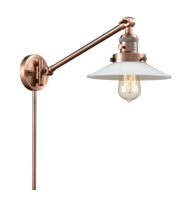 Innovations - 237-AC-G1-LED - LED Swing Arm Lamp - Franklin Restoration - Antique Copper