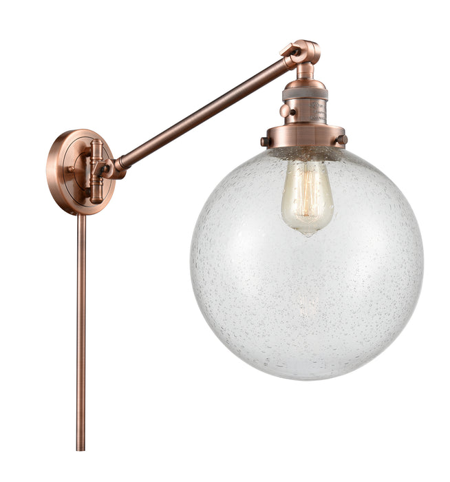 Innovations - 237-AC-G204-10-LED - LED Swing Arm Lamp - Franklin Restoration - Antique Copper