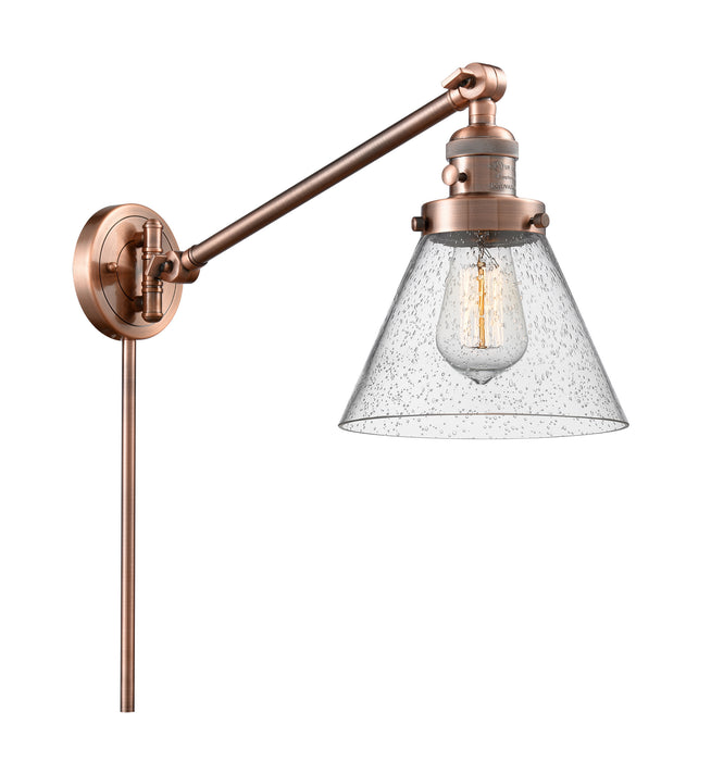 Innovations - 237-AC-G44 - One Light Swing Arm Lamp - Franklin Restoration - Antique Copper