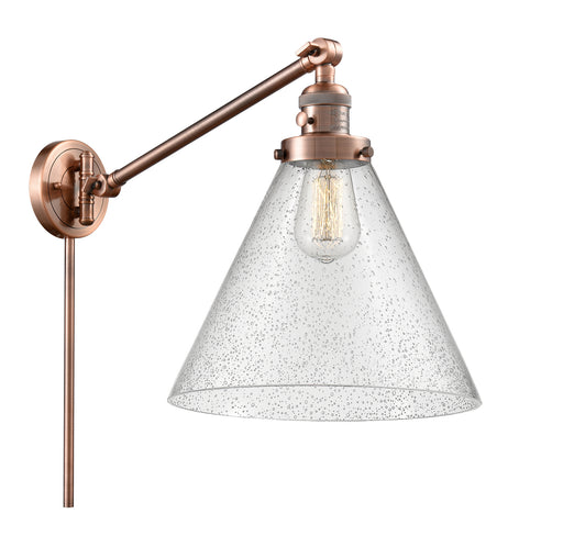 Innovations - 237-AC-G44-L - One Light Swing Arm Lamp - Franklin Restoration - Antique Copper