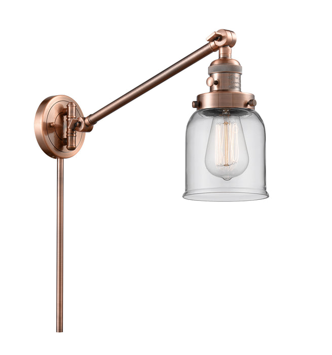 Innovations - 237-AC-G52 - One Light Swing Arm Lamp - Franklin Restoration - Antique Copper