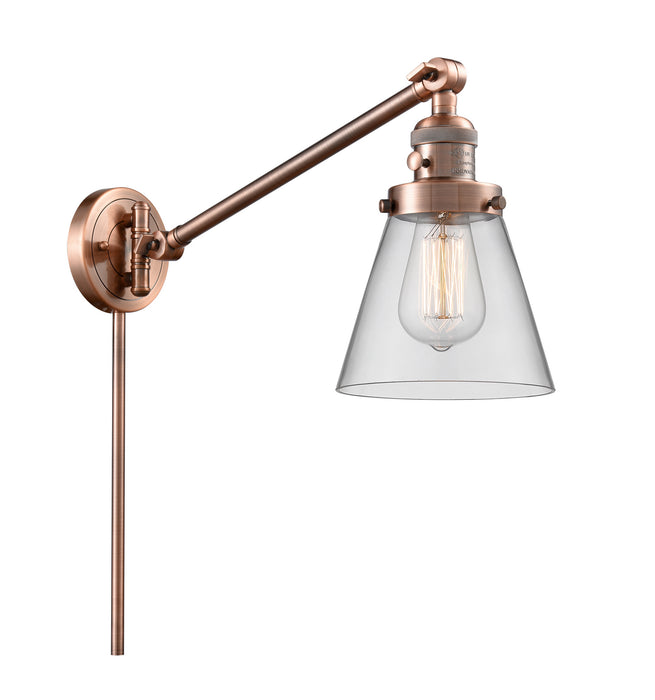 Innovations - 237-AC-G62-LED - LED Swing Arm Lamp - Franklin Restoration - Antique Copper