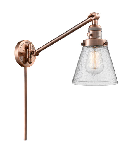 Franklin Restoration One Light Swing Arm Lamp Antique Copper
