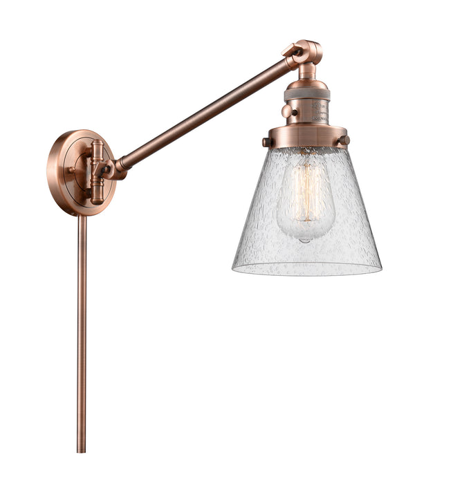 Innovations - 237-AC-G64-LED - LED Swing Arm Lamp - Franklin Restoration - Antique Copper