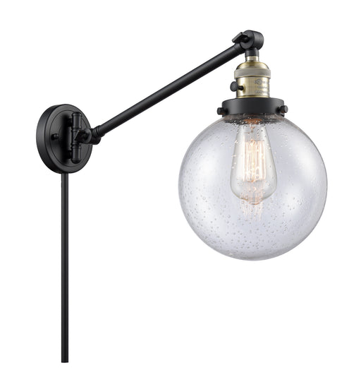 Innovations - 237-BAB-G204-8 - One Light Swing Arm Lamp - Franklin Restoration - Black Antique Brass