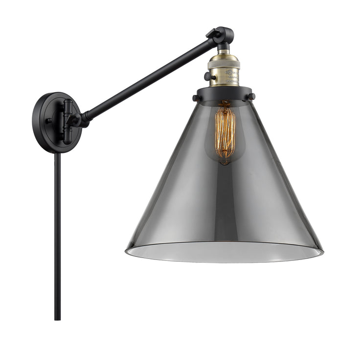 Innovations - 237-BAB-G43-L - One Light Swing Arm Lamp - Franklin Restoration - Black Antique Brass